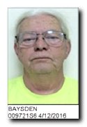 Offender Dennis P Baysden