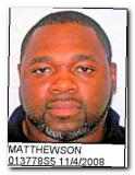 Offender Travis Neshone Matthewson