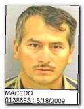 Offender Nacasio Macedo