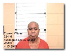 Offender Viliami Tuakoi