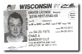 Offender Chad Andrew Sanderfoot